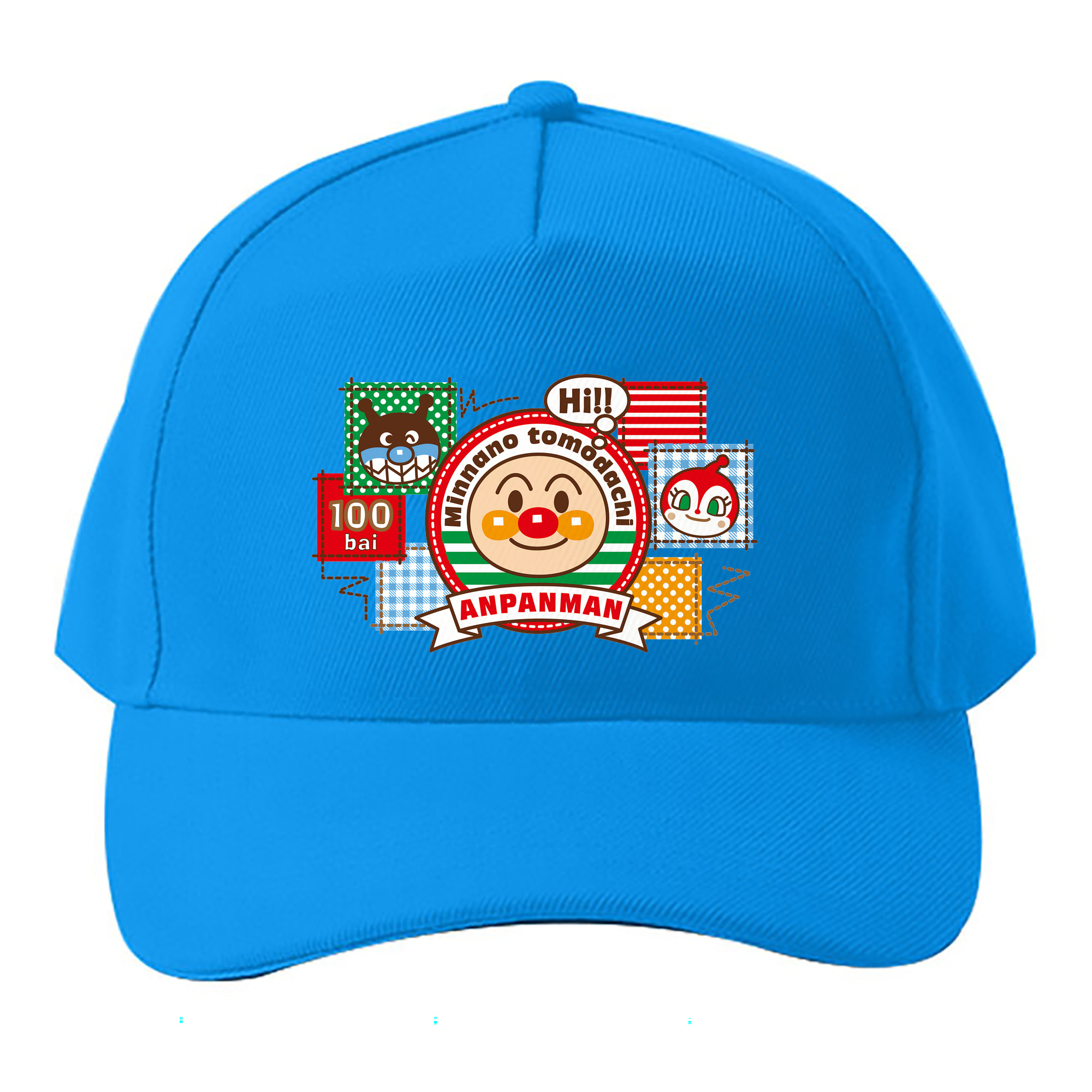 （画像用） アンパンマン Anpanman ベースボールキャップ 綿100％ 男女兼用 帽子 スポーツ